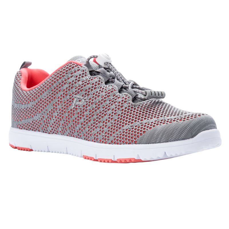 Propet Shoes Women's TravelWalker™ EVO-Coral/Grey