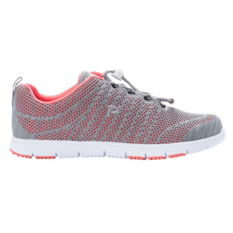 Propet Shoes Women's TravelWalker™ EVO-Coral/Grey