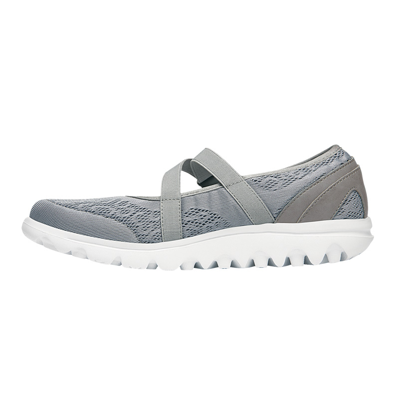 Propet Shoes Women's TravelActiv Mary Jane-Silver