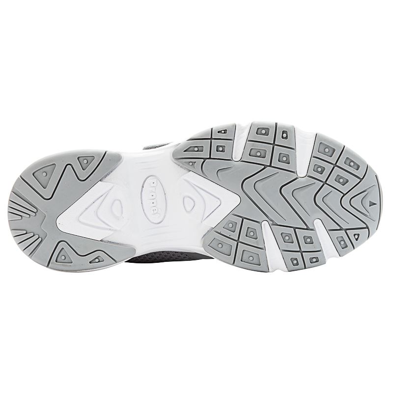 Propet Shoes Men's Stability X Strap-Lt Grey