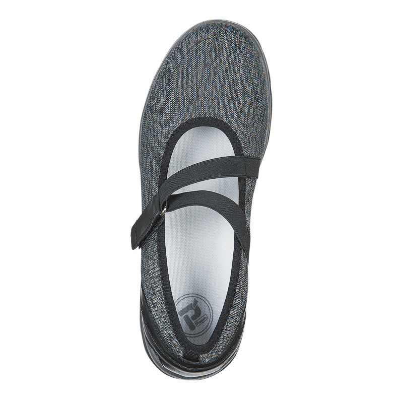 Propet Shoes Women's TravelActiv Mary Jane-Black/Grey Heather