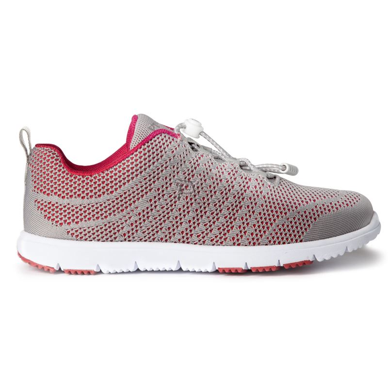 Propet Shoes Women's TravelWalker™ EVO-Grey/Crimson