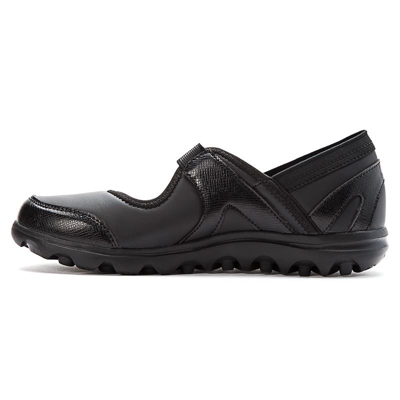 Propet Shoes Women's Onalee-All Black Smooth