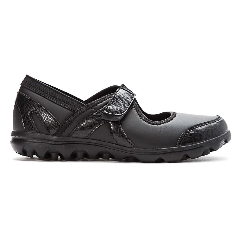 Propet Shoes Women's Onalee-All Black Smooth