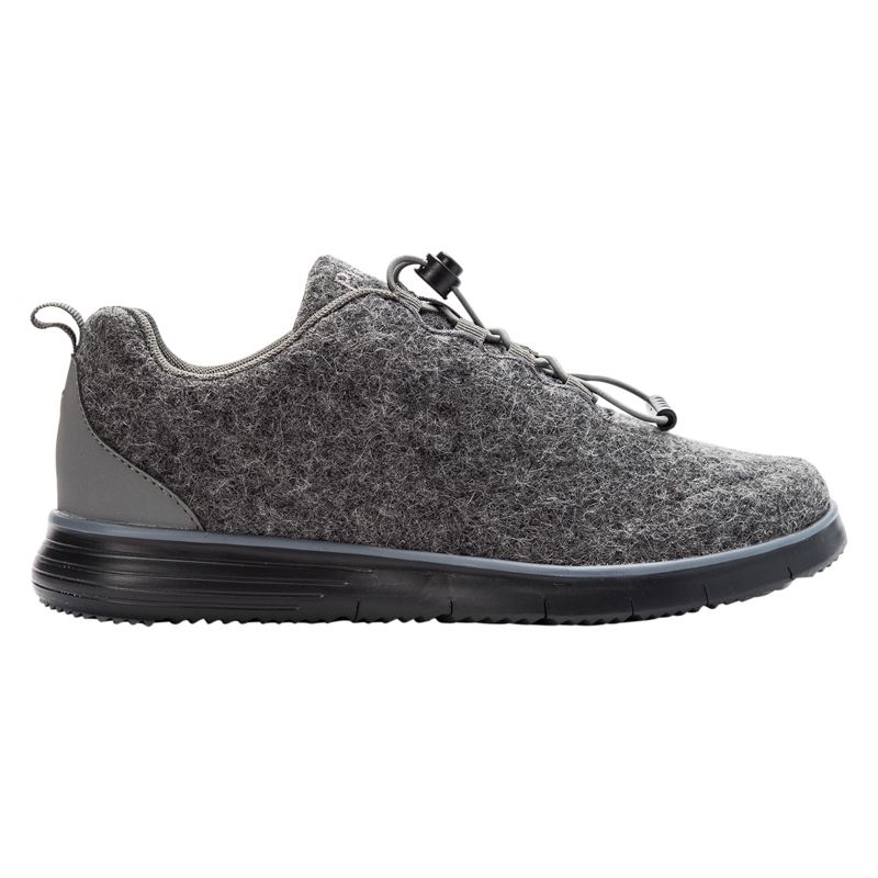 Propet Shoes Women's TravelFit Prestige-Grey Flannel