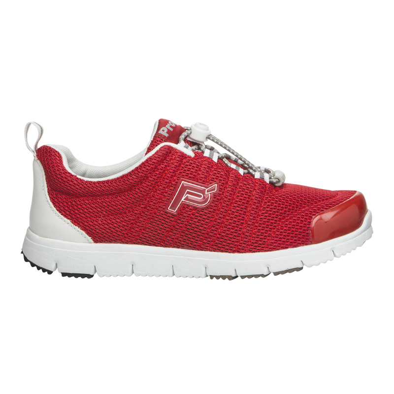 Propet Shoes Women's TravelWalker? II-Red/White Mesh